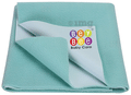 Bey Bee Waterproof Baby Bed Protector Dry Sheet for New Born Babies (70cm X 50cm) Small Sea Green thumbnail
