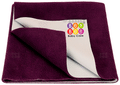 Bey Bee Waterproof Baby Bed Protector Dry Sheet for New Born Babies (70cm X 50cm) Small Plum thumbnail