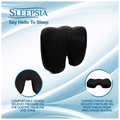 Sleepsia Advance Orthopaedic Coccyx Seat Cushion/Pillow with Memory Foam Black thumbnail