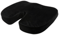 Sleepsia Advance Orthopaedic Coccyx Seat Cushion/Pillow with Memory Foam Black U Shaped thumbnail