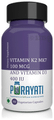 Purayati Vitamin K2 MK7 100mcg and Vitamin D3 400IU Vegetarian Capsules thumbnail