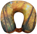 Viaggi Super Soft Memory Foam Neck Pillow Yellow Forest thumbnail