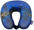 Viaggi Super Soft Memory Foam Neck Pillow City Blue thumbnail