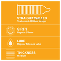 Durex Vanilla Popsicle Flavoured Condom thumbnail