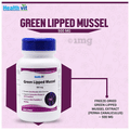 HealthVit Green Lipped Mussel 500mg Capsule thumbnail