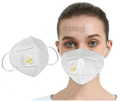Kalor KN95 Anti-Pollution Face Mask White with Breathing Valve thumbnail