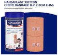 Hansaplast Cotton Crepe Bandage B.P. 10cm x 4m thumbnail