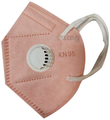 Kalor KN95 Anti-Pollution Face Mask Peach with Breathing Valve thumbnail