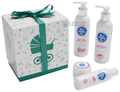 The Moms Co. Baby Must Have Ribbon Gift Box (Natural Baby Wash, Natural Baby Lotion, Natural Massage Oil, Natural Diaper Rash Cream) thumbnail