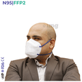 Care View Universal CV1221H N95 FFP2 Certified Headloop with 6 Layers Filtration Protective Mask thumbnail