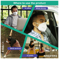 Care View Universal CV1221 N95 FFP2 Certified Earloop with 6 Layers Filtration Protective Mask thumbnail