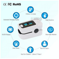 Sansui Fingertip Pulse Oximeter with Audio Visual Alarm White thumbnail