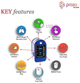 Prozo Plus Fingertip Pulse Oximeter with OLED Digital Display thumbnail
