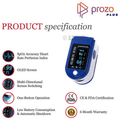 Prozo Plus Fingertip Pulse Oximeter with OLED Digital Display thumbnail