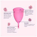 Sanfe Reusable Menstrual Cup Large thumbnail