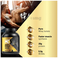 MuscleBlaze Whey Gold Whey Protein Isolate Only Powder Dark Choco Passion thumbnail