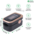 Sahyog Wellness V120 Fingertip OLED Pulse Oximeter thumbnail