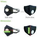 Bodyguard Anti-Pollution Mask with Activated Carbon, N99 + PM2.5 Medium thumbnail