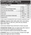 Inlife Iron Folic Acid Supplement with Vitamin C, E, B12, Zinc & Selenium Tablet thumbnail