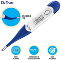 Dr Trust USA Flexible Tip Digital Thermometer 604 White thumbnail