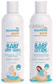 Mommypure Combo Pack of Oh So Blissful! Baby Body Wash and Soft As A Cloud Baby Lotion (120ml Each) thumbnail