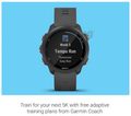 Garmin Forerunner 245 Wearable GPS Running Smartwatch Slate Gray thumbnail