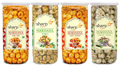 Sharp Foods Makhana (90gm Each) Peri-Peri, Pudina, Tangy-Tomato, Creamy-Onion thumbnail