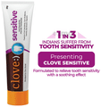 Clove Sensitive Toothpaste with Anti-Sensitivity & Fluoride Formulation thumbnail