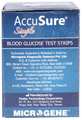 AccuSure Simple Blood Glucose Test Strip thumbnail
