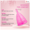 i-activ Menstrual Cup Large with Jute Bag thumbnail