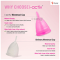 i-activ Menstrual Cup Large with Jute Bag thumbnail