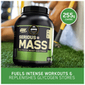 Optimum Nutrition (ON) Serious Mass High Protein Weight Gain Powder Vanilla thumbnail