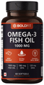 Boldfit Omega 3 Fish Oil 1000mg Softgels thumbnail