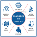Carbamide Forte Probiotics 2.75 Billion cfu + Prebiotics 100mg Vegetarian Capsule thumbnail