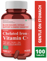 Carbamide Forte Chelated Iron + Vitamin C + Folic Acid + Vit B12 + Zinc Vegetarian Tablet thumbnail