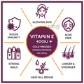 Carbamide Forte Vitamin E 400IU + Cold Pressed Evening Primrose Oil 100mg Softgel Capsule thumbnail