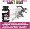 Puraberry Milk Thistle with Dandelion 800mg Veggie Capsule thumbnail