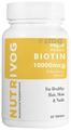 Vogue Wellness Nutrivog Biotin 10000mcg Tablet thumbnail