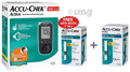Accu-Chek Combo Pack of Active Blood Glucose Monitoring System with 10 Strip Free & Accu-Chek Active 25 Strip thumbnail
