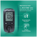 Accu-Chek Combo Pack of Active Blood Glucose Monitoring System with 10 Strip Free & Accu-Chek Active 25 Strip thumbnail