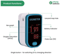 Sahyog Wellness Led Pulse Oximeter Blue and White thumbnail