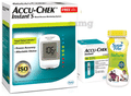 Accu-Chek Instant S Blood Glucose Monitoring System & 10 Test Strip with Sugar Free Natura 50gm Free thumbnail