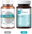 HealthKart HK Vitals Fish Oil Omega 3 Fatty Acids Soft Gelatin Capsule thumbnail