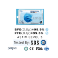 Papa Protect Disposable Surgical Face Mask (5 Each) Medical Blue thumbnail