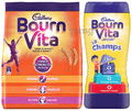 Cadbury Bournvita Combo Pack of Lil Champs Pro-Health Drink Chocolate & Health Drink Refill (500gm Each) thumbnail