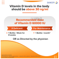 Depura 60000 IU Vitamin D3 Oral Solution, Helps Keep Bones Healthy, Aids in Boosting Immunity Sugar Free thumbnail