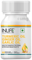Inlife Turmeric Oil Ginger Oil Garlic Oil Vegan Liquid Filled Capsule thumbnail