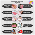 Bey Bee Waterproof Mattress Protector Sheet for Babies and Adults (140cm X 100cm) Large Salmon Rose thumbnail