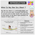 Bey Bee Waterproof Mattress Protector Sheet for Babies and Adults (140cm X 100cm) Large Salmon Rose thumbnail