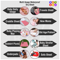 Bey Bee Waterproof Mattress Protector Sheet for Babies and Adults (140cm X 100cm) Large Plum thumbnail